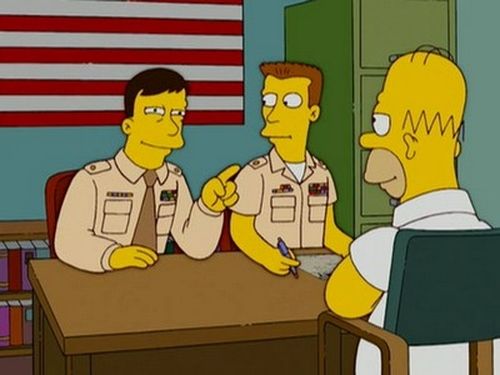 The Simpsons S18E5 - G.I. (Annoyed Grunt)