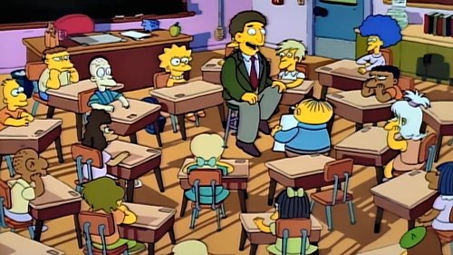 The Simpsons S2E19 - Lisa's Substitute