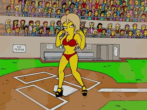 The Simpsons S17E22 - Marge and Homer Turn a Couple Play