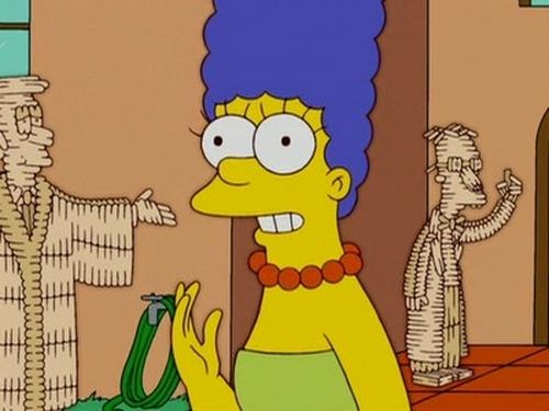 The Simpsons S18E7 - Ice Cream of Margie (With the Light Blue Hair)