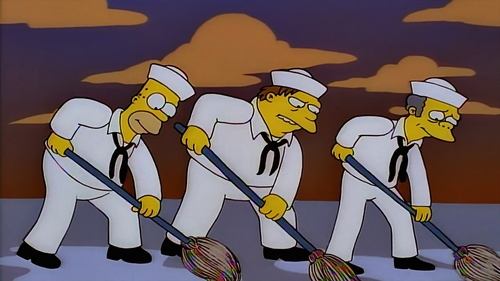 The Simpsons S9E19 - Simpson Tide