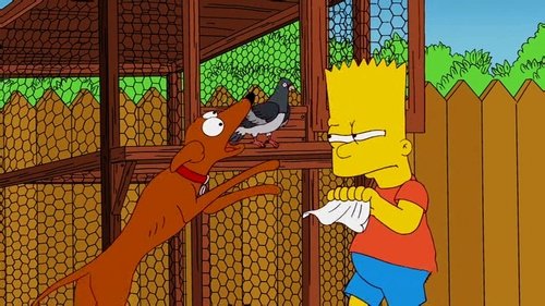 The Simpsons S22E7 - How Munched Is That Birdie in the Window?